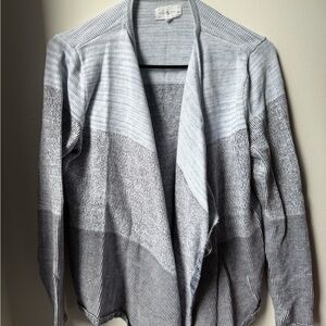 Striped Gray Women's Sweater